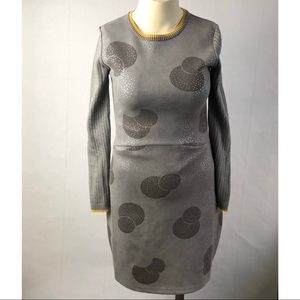 Cozy Chic Fitted Long Sleeve Fitted Dress